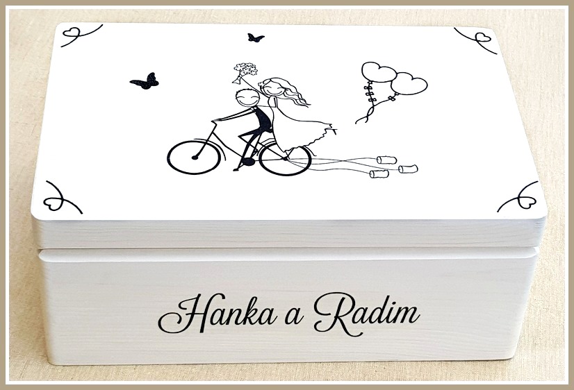 truhla na přáníčka , fotky a jiné potřebné věcičky