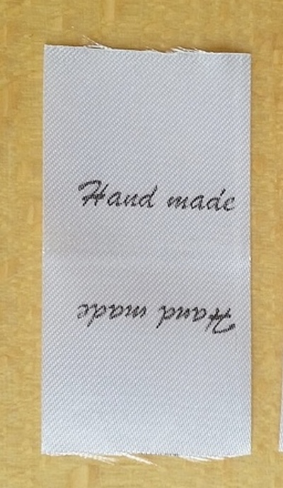 Štítek - handmade - 10 ks