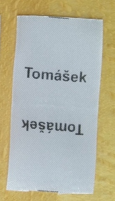 Štítek - jméno - 10 ks