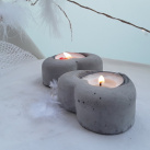 Beton srdce-svícen " Oblouček "