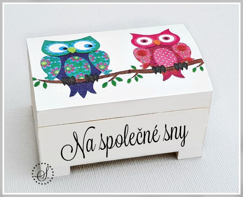 svatební truhlička - pokladnička na pevné uzavření