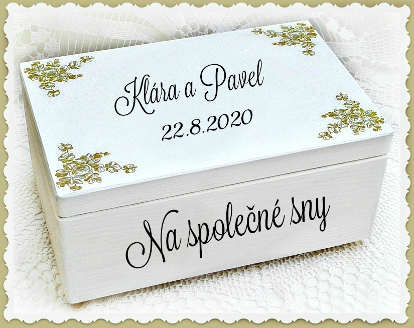 truhla na přáníčka , fotky a jiné potřebné věcičky