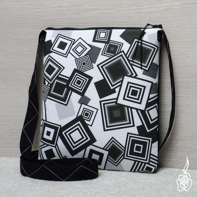 Černobílá taška Tanya 2