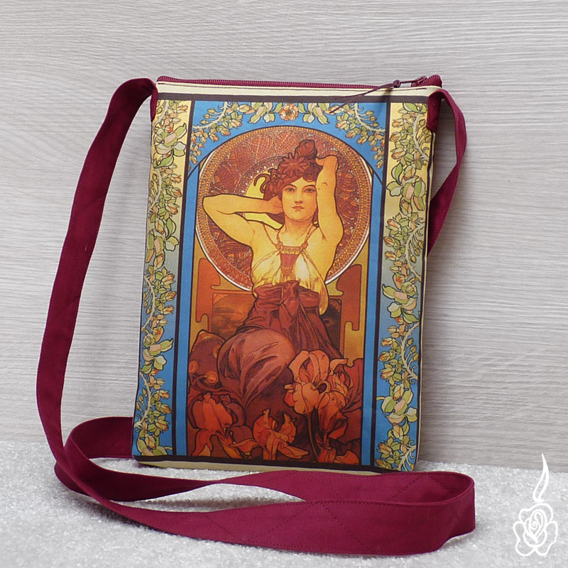 Taštička Alfons Mucha - Ametyst