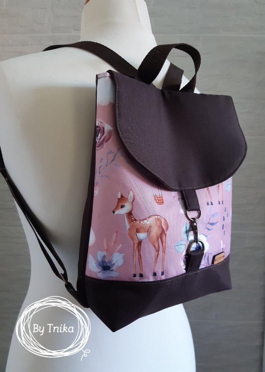 Batoh - srneček s hnědou - PRETTY