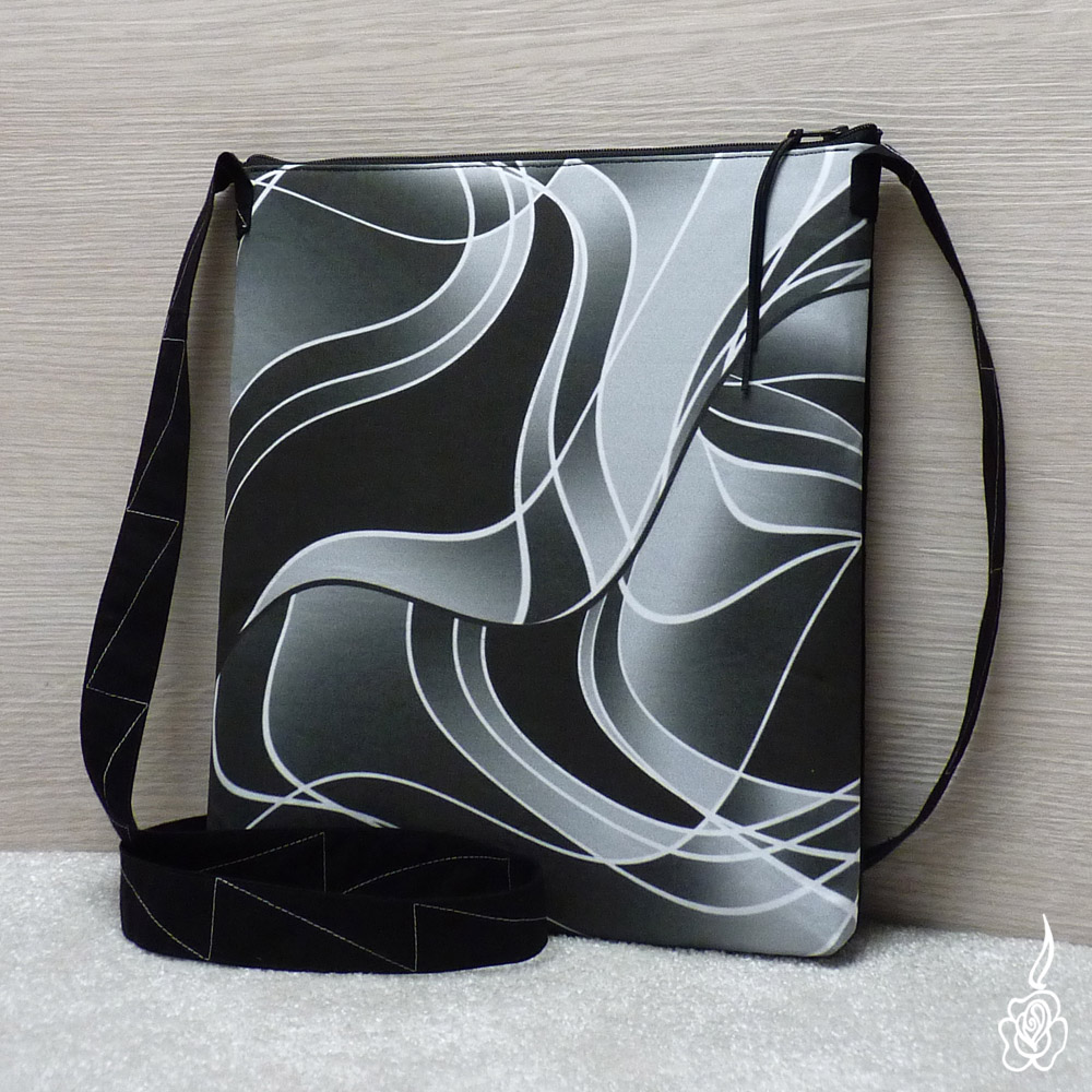 Originální černobílá taška Linie 2