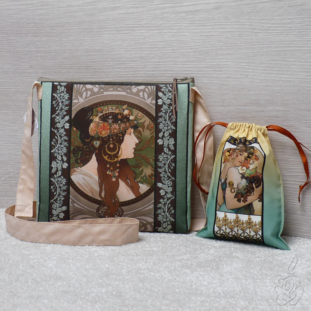 Barevná kabelka Alfons Mucha - Byzantinka