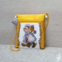 Dětská kabelka s obrázkem - žlutá