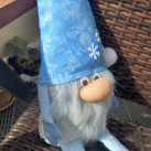 Skřítek - trpaslík Kubíček v zimních barvách