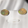 Náušnice etiopský opál - puzeta Ag 925/1000