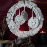 Velký macramé kruh " Ve spirále "