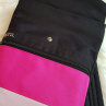 Batoh MAIA - černý s růžovou kapsou