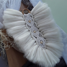 MEGApírko " Macramé+merino " SLEVA!!!