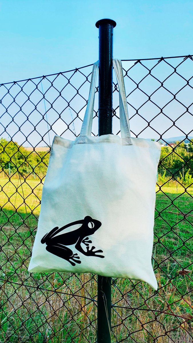 Plátěná taška Žába