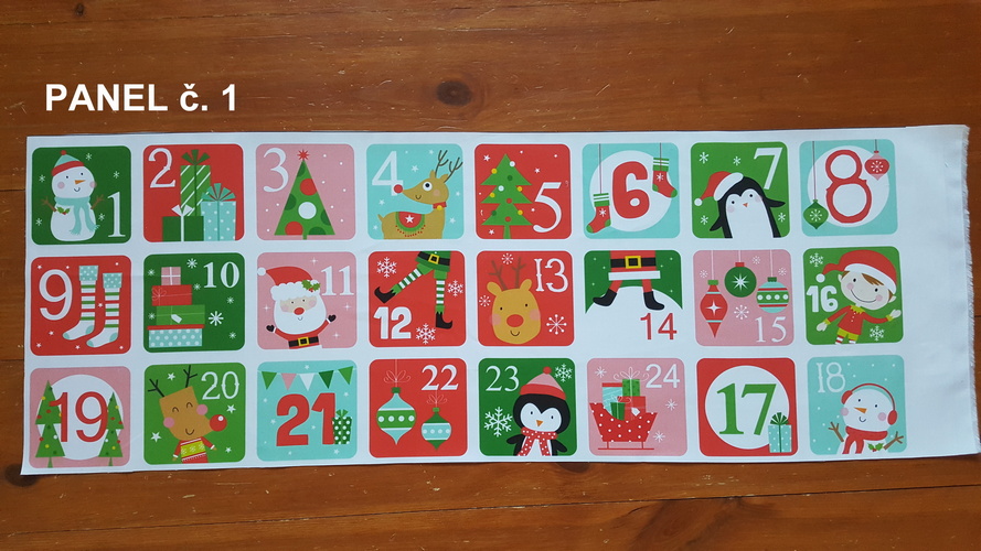 Panel na adventní kalendář č. 1