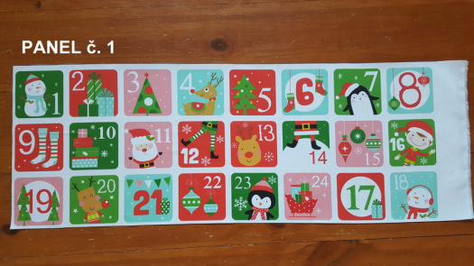 Panel na adventní kalendář č. 1