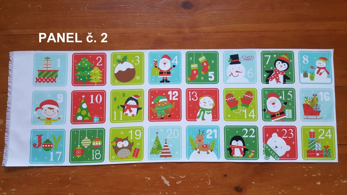 Panel na adventní kalendář č. 2