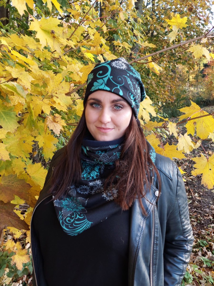 Čepice - Svetrovina Ornamenty