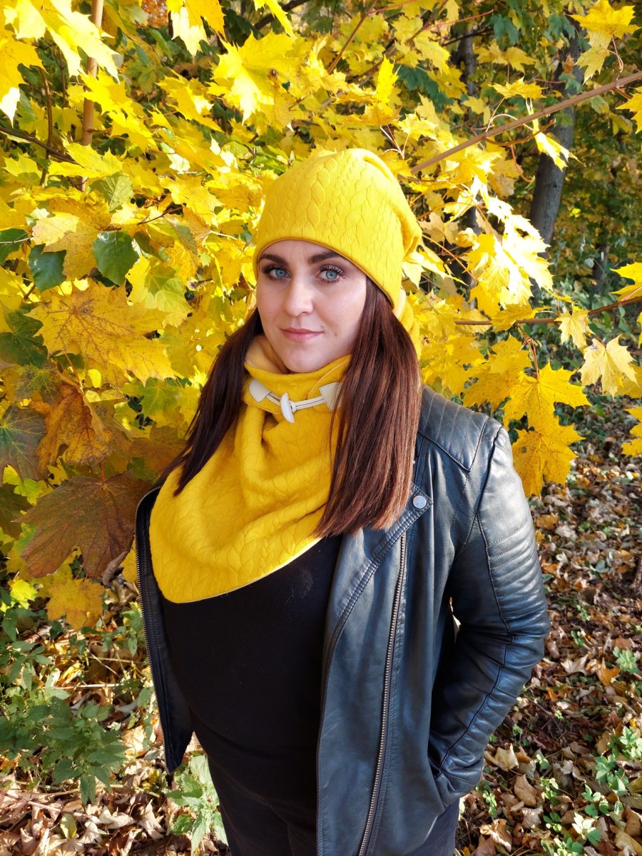 Čepice - Copánky hořčice