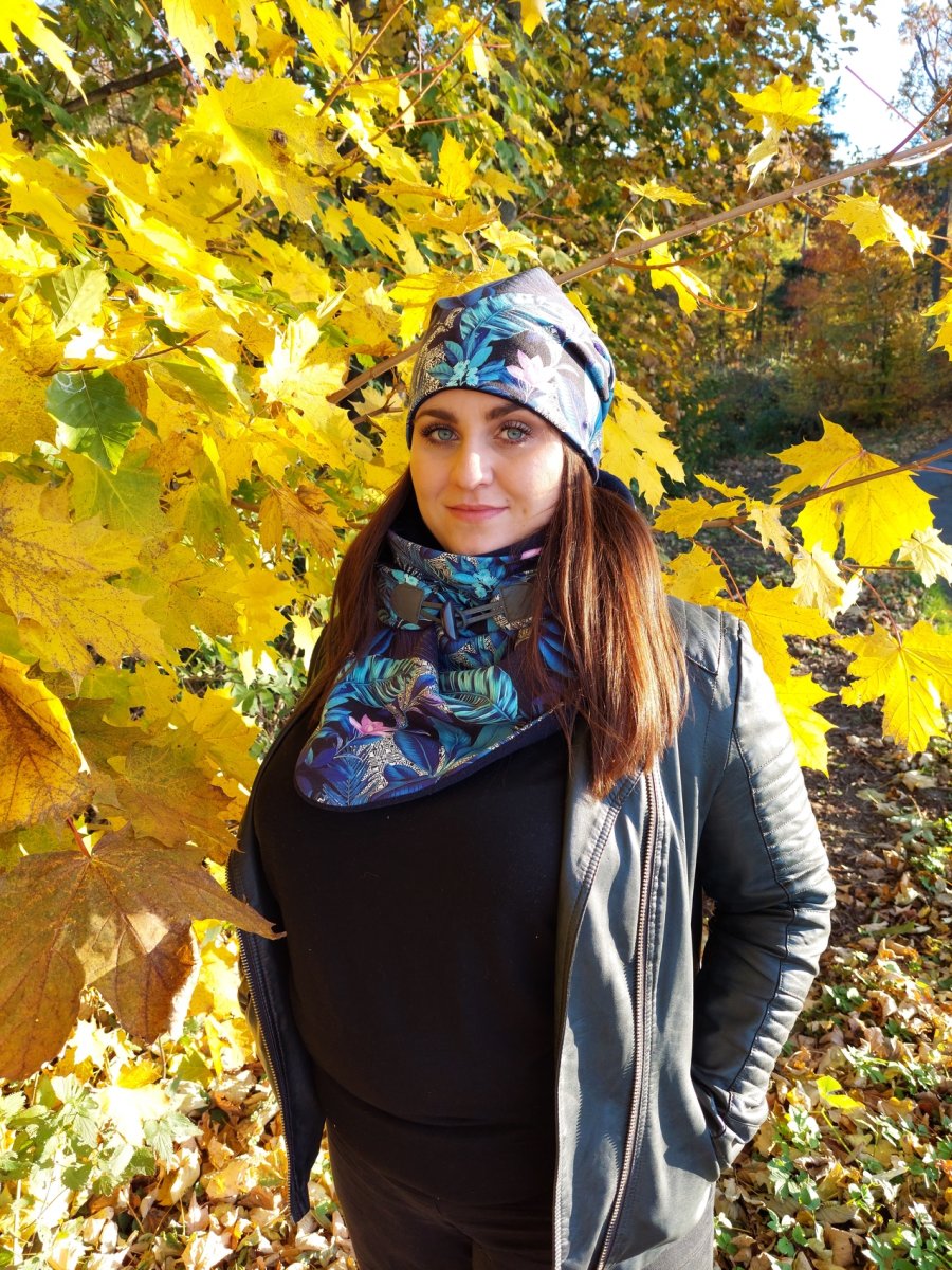 Nákrčník / šála - Palmy