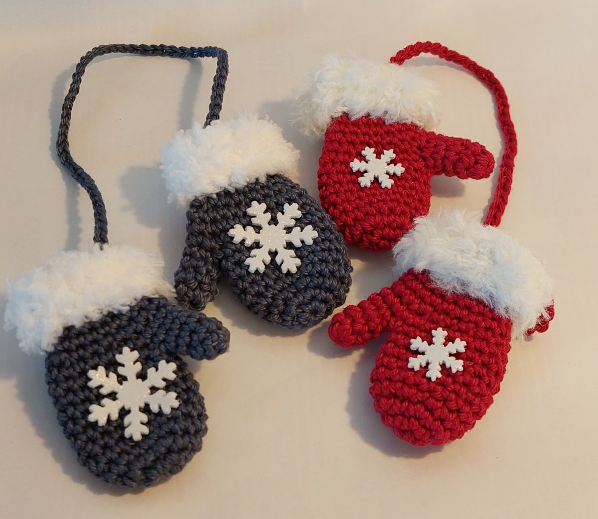 Vánoční ozdoba - rukavice