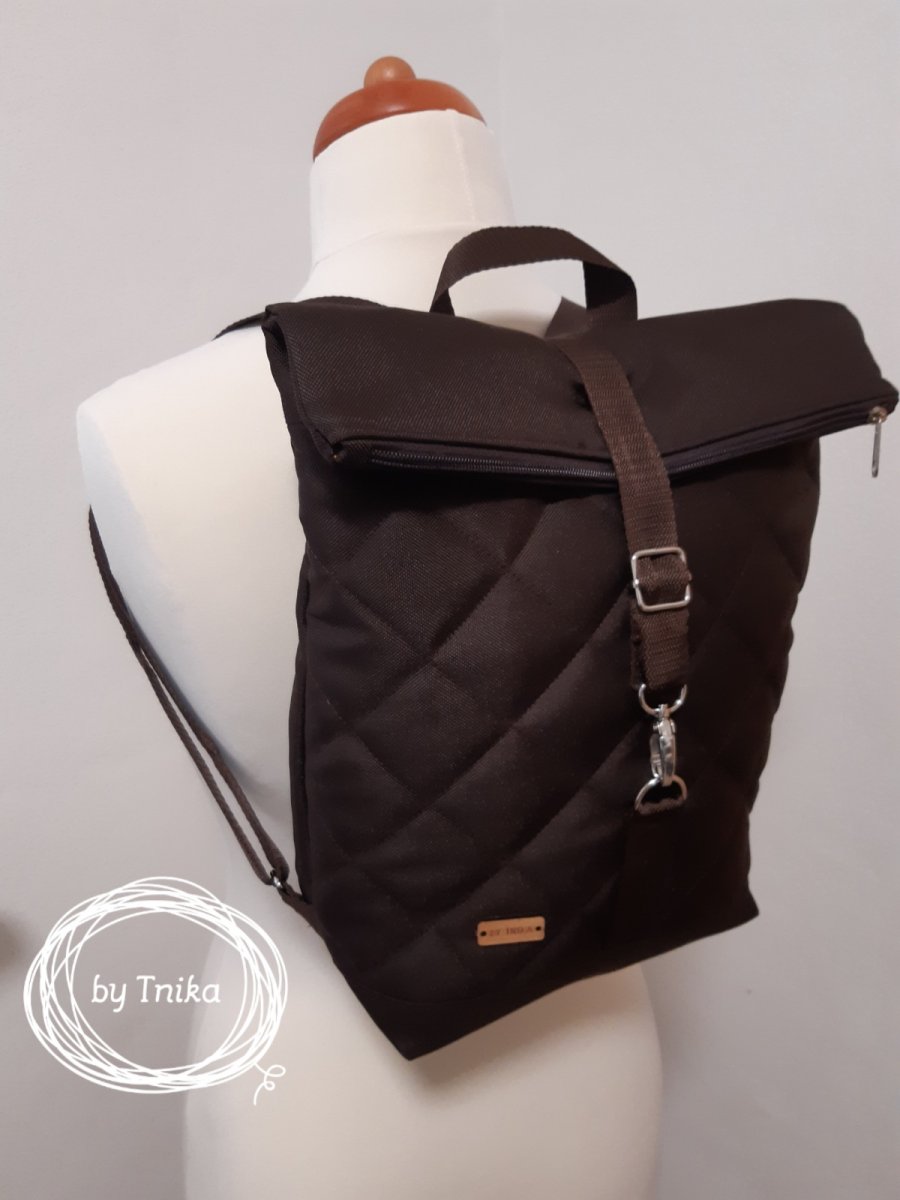 Batoh střední - hnědý - PUFF