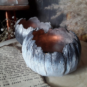 Betonové skořepiny-svícny " Ombré "