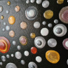 Obraz 3D blob paint akryl - Raindrops