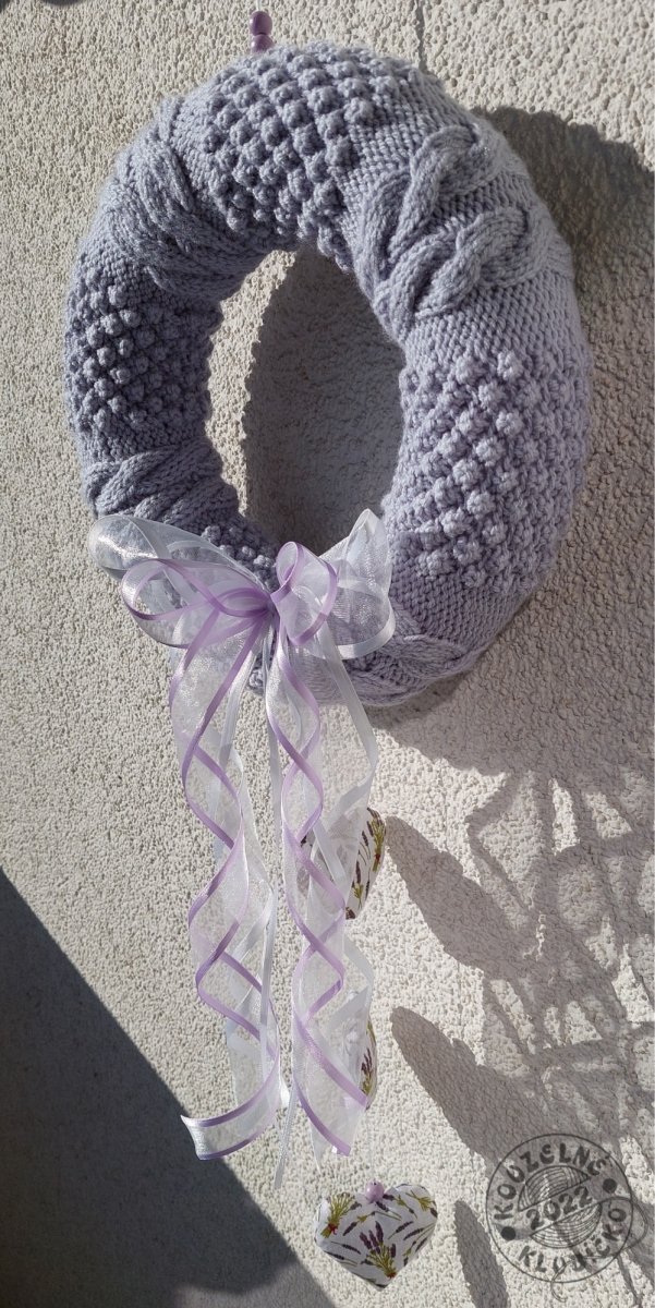 Věnec LEVANDULOVÝ 27 cm