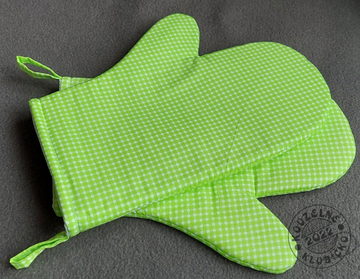 Chňapka zelené Mini kárko - cena za 1 ks