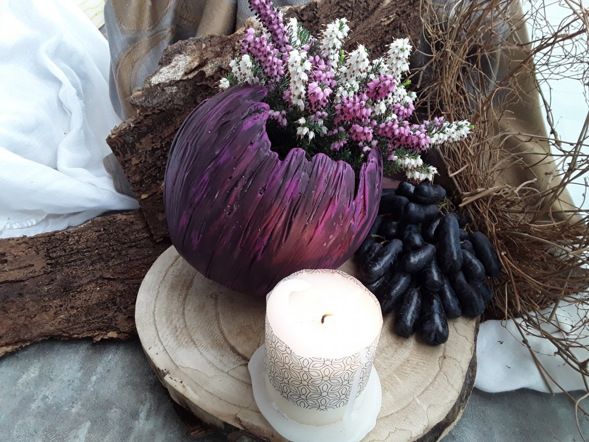 Betonový obal " Fialová+magenta "