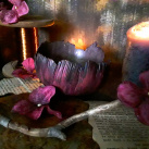 Betonová skořepina " Bordó+magenta+černá"