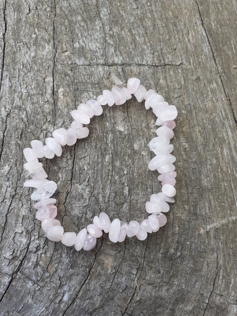 náramek ze zlomků růženín