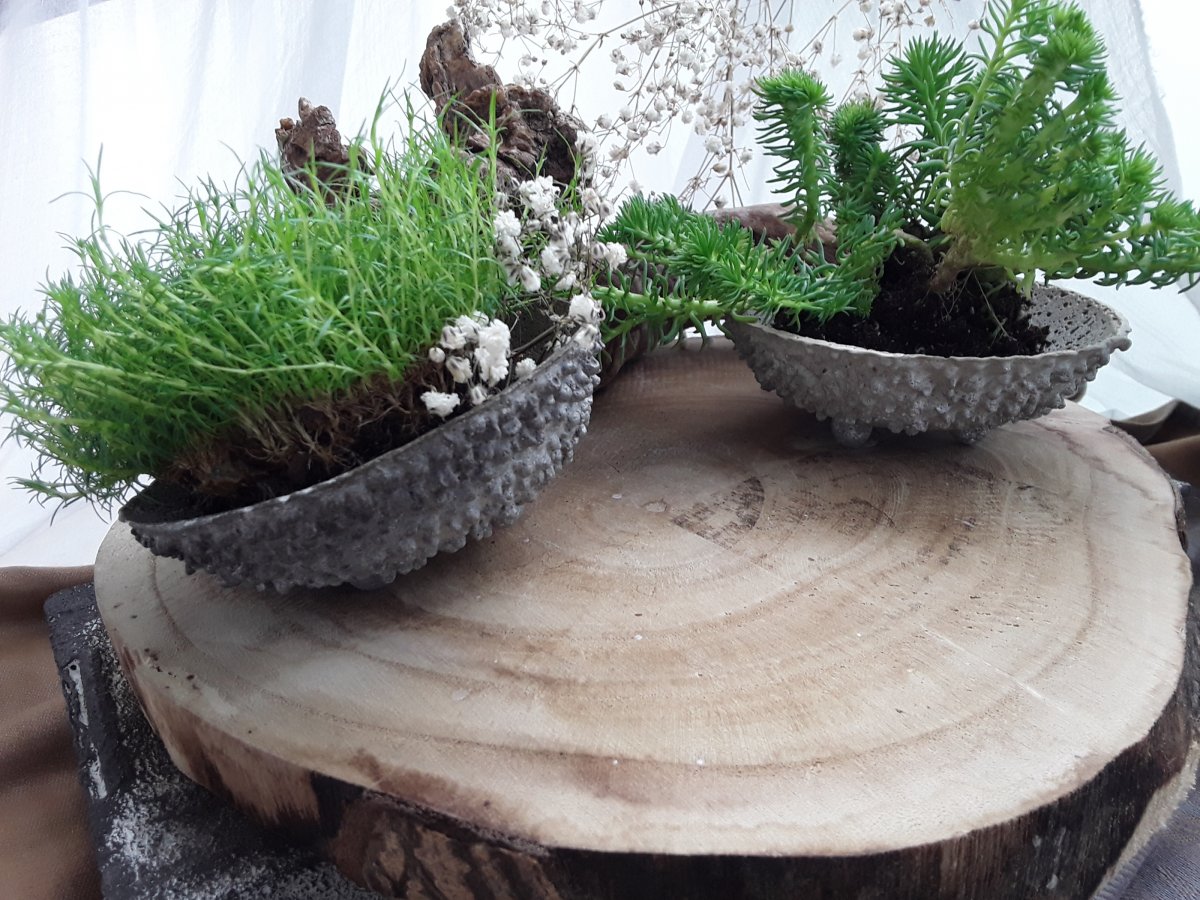 Betonové mističky 3D efekt 