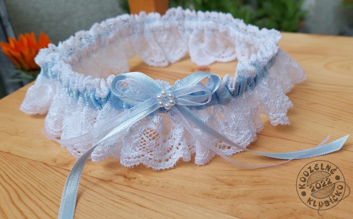 Podvazek z elastické krajky 47 mm