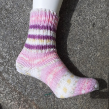 ponožky růžovo fialové