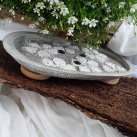 Betonová mýdlenka "Dřevěné nožičky"