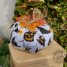 Šitá dýně HALLOWEEN BÍLÁ 