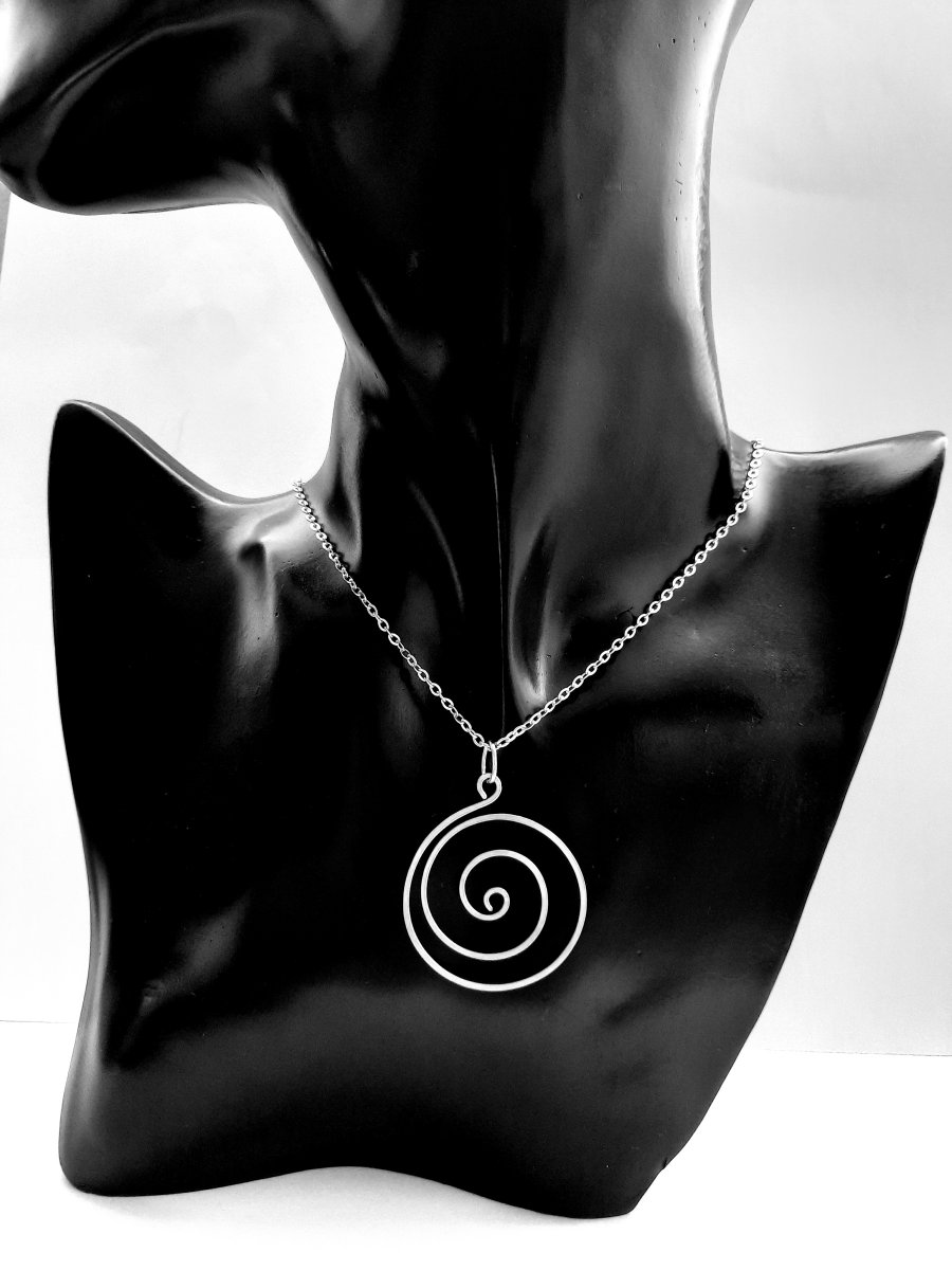 Spirála - přívěšek + řetízek chirurgická ocel