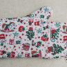 Vánoční chňapka vánoce na krémové  - s poutkem a magnetem - cena za 1 ks