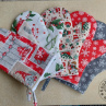Vánoční chňapka vánoční patchwork  - s poutkem a magnetem - cena za 1 ks