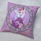 Polštář Alfons Mucha - Ametyst