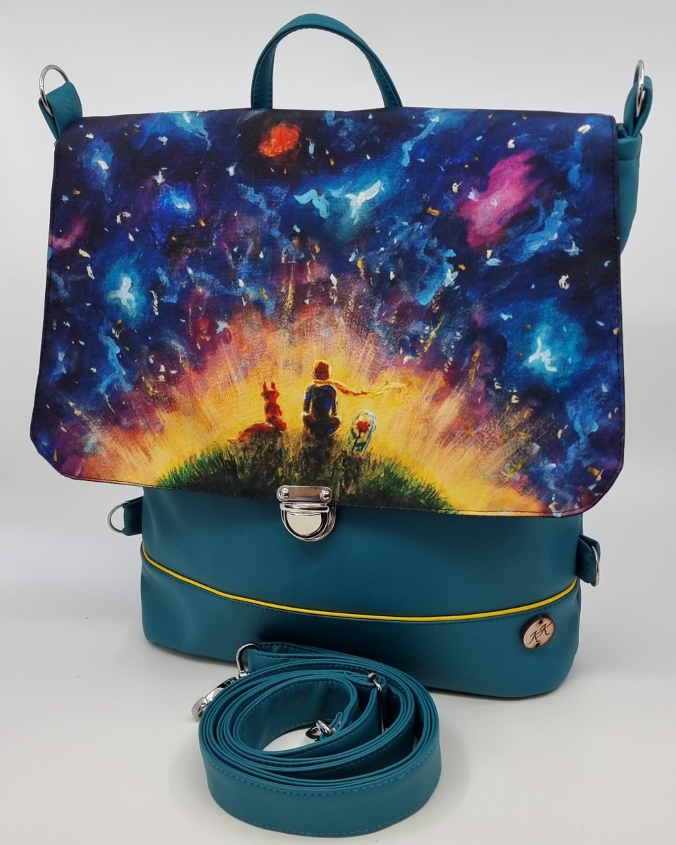 Crossbody kabelko batoh s malým princem