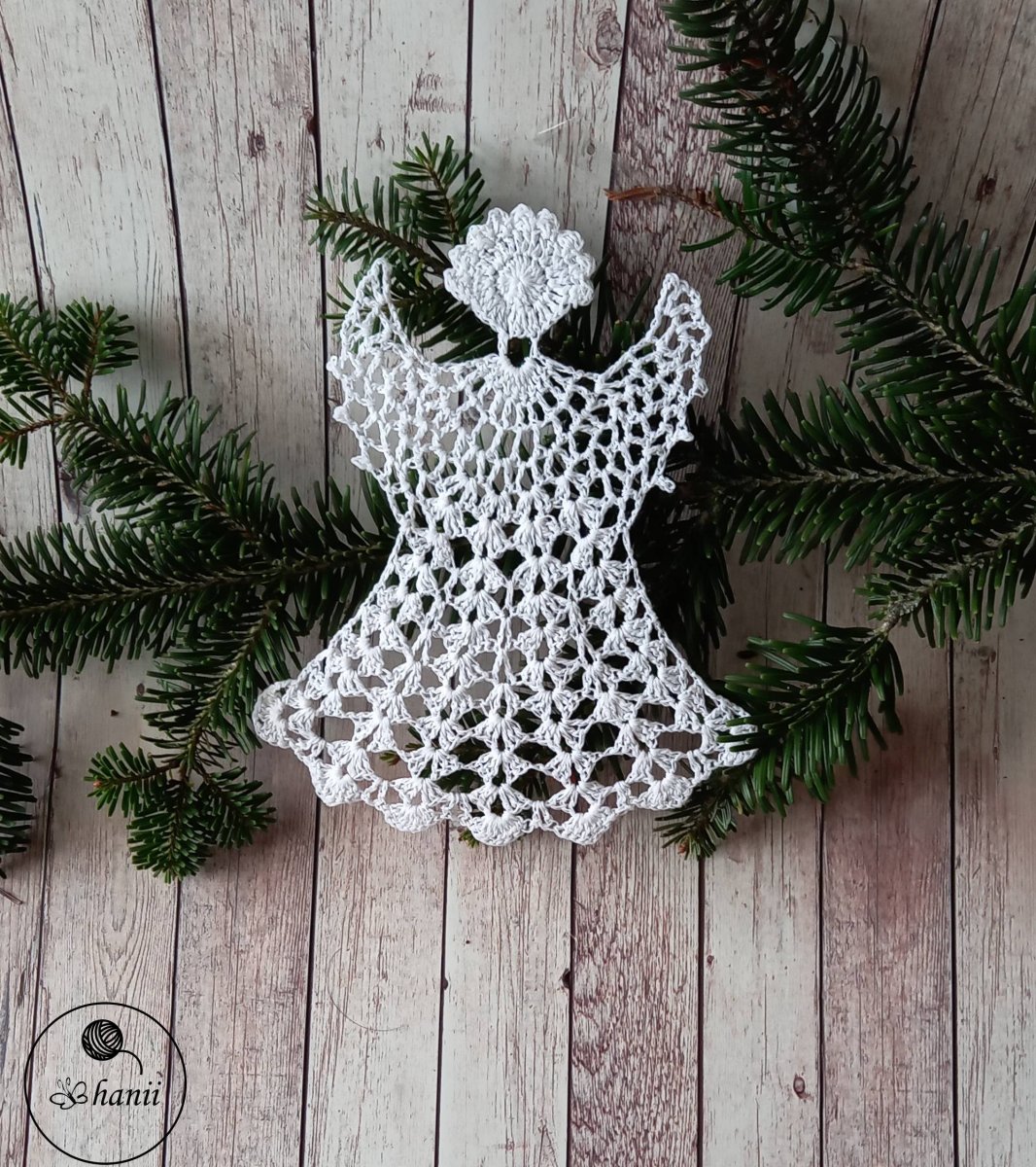 háčkované ozdoby - anděl