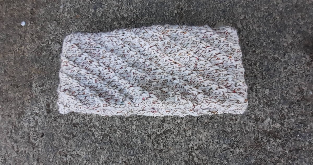 pletená čelenka dvojitá