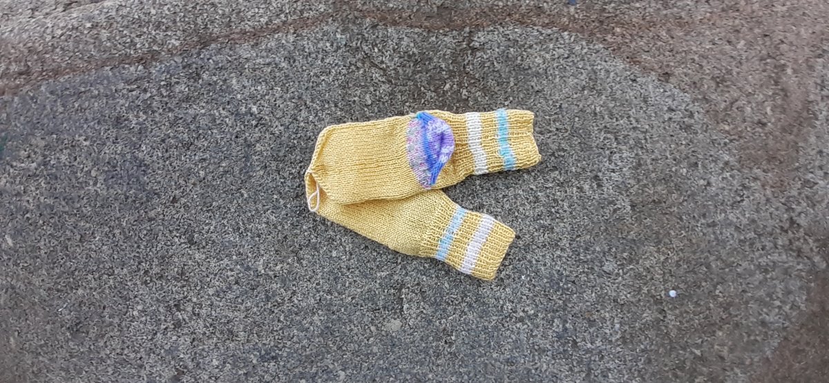 dětské ponožky žluté