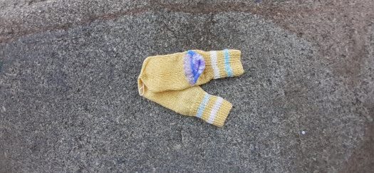 dětské ponožky žluté