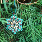 vánoční hvězda zelená