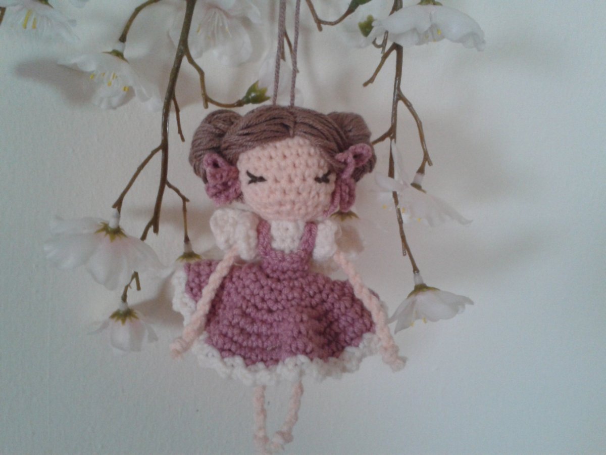 Návod na háčkovanou andělku Báru