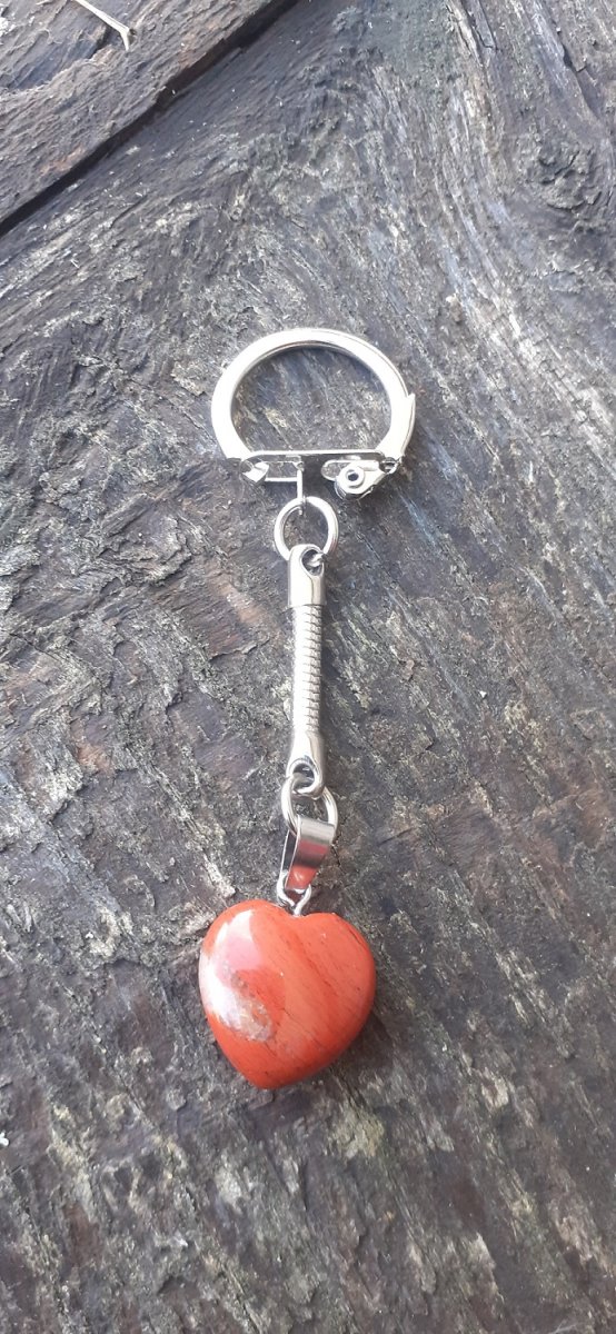 přívěsek na klíče hnědý jaspis